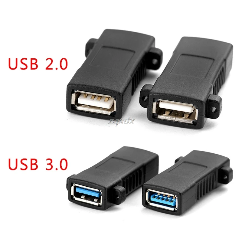 1 шт. стандартный разъем USB 2 0 3 Мама гнездо адаптер для монтажа на панель оптовой