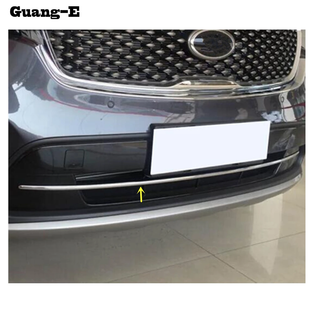 Для Kia Sorento L 2015 2016 2017 корпус автомобиля ABS хромированный номерной знак Отделка