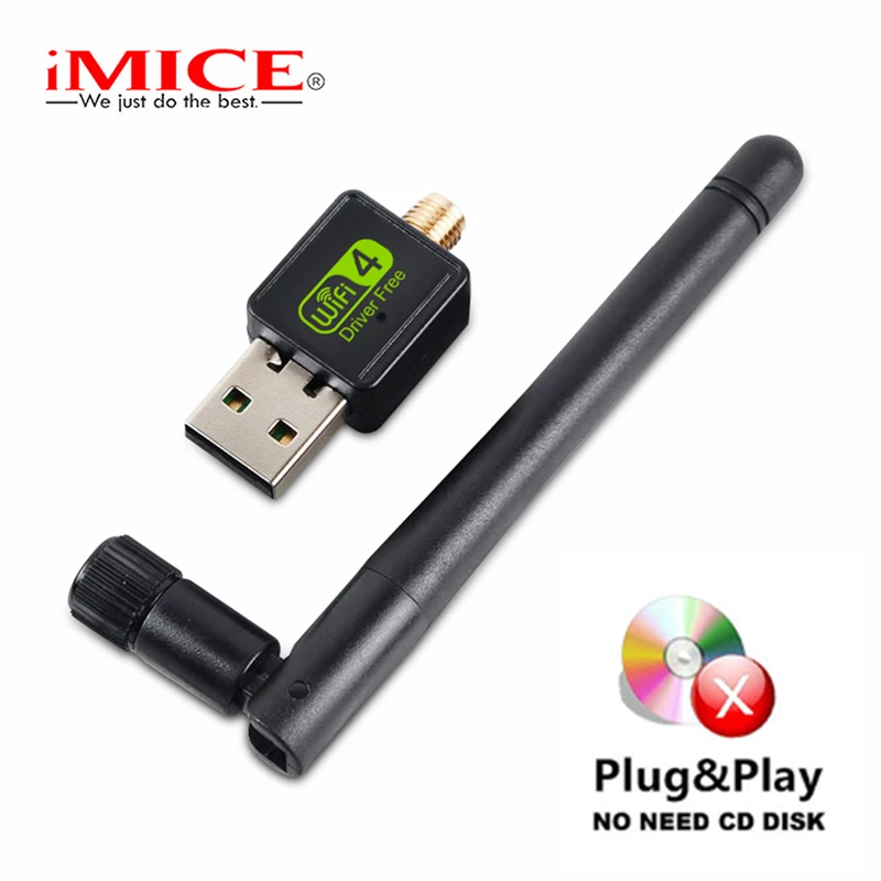 USB WiFi адаптер Antena Wi Fi USB адаптер MT7601 Бесплатный драйвер сетевая карта WiFi ключ 150 м Ethernet WiFi приемник Wi-Fi адаптер