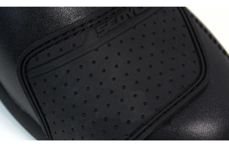 SCOYCO Moto Racing искусственная кожа мотоциклетные водонепроницаемые сапоги обувь мотоцикл короткие для верховой езды спортивная дорога Профессиональный Botas T011W
