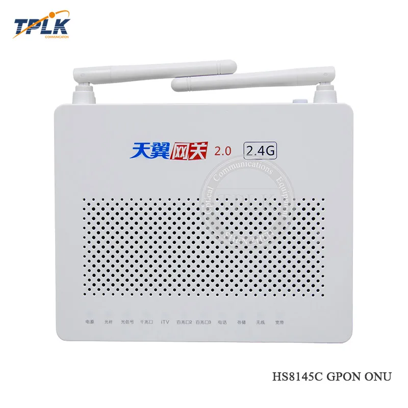Б/у HS8145C GPON EPON ONU ONT с 1GE + 3FE 1TEL wifi 2 4G Carrier|Оптоволоконное оборудование| |