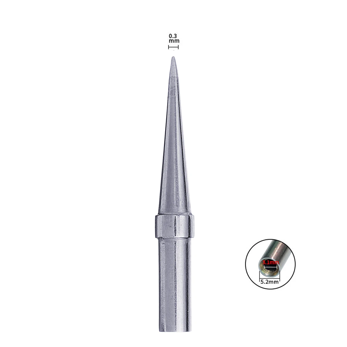

43.5mm Replacement Wellers 1/64 ETS Long Conical Soldering Iron Tip Stations WES50/WES51 Works on wellers soldering station