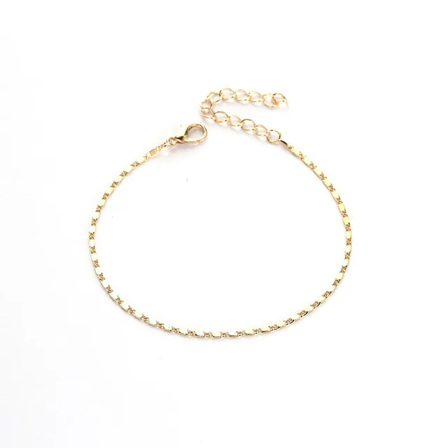 001GOLD 2019New модные ювелирные изделия Лето Уникальный Сексуальный Крест Браслет На Лодыжку Босиком Сандалии ноги ювелирные изделия нога цепочка на ногу для женщин - Окраска металла: 001GOLD