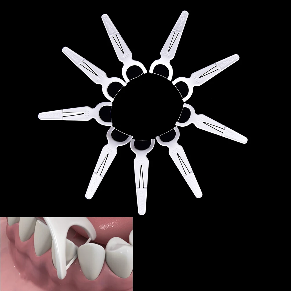 

New 30 Pcs High Quality Flat Dental Floss Toothpick Teeth Cleaning Boxes Interdental Brush Dental Floss Teeth Stick Tooth Picks