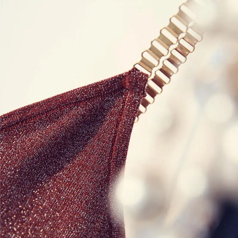 Женский топ на бретельках пикантная Клубная майка тонких с v образным вырезом