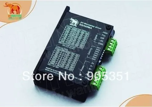 4 осевой шаговый двигатель с ЧПУ Nema17 Wantai 4200g.cm 0 9 A. 128 градусов и A 12 36 В постоянного