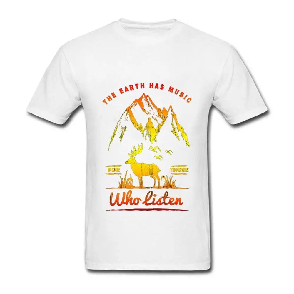 2019 Мужская футболка короткий рукав природа горы музыка на открытом воздухе