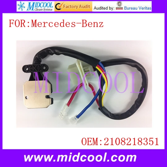 Новый вентилятора отопителя резистор мотора регулятор использовать OE NO. 2108218351