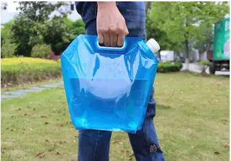 EDC шестерни Лидер продаж 2L 5L 10L складной мешок воды для хранения ручной подъема