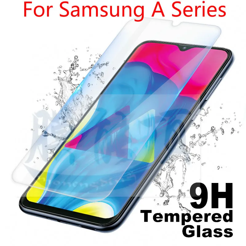 Закаленное стекло 2.5D для Samsung Galaxy A30 A50 Защитное экрана A10 A40 A90 A70 A20 A60 стеклянная