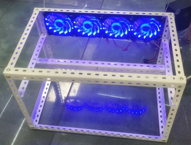 YUNHUI Mining industry продает стеллаж для майнинга эфириума с четырьсветодиодный