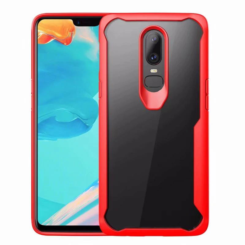 Тонкий противоударный Прозрачный чехол для телефона ADKO OnePlus 6 5 мягкий