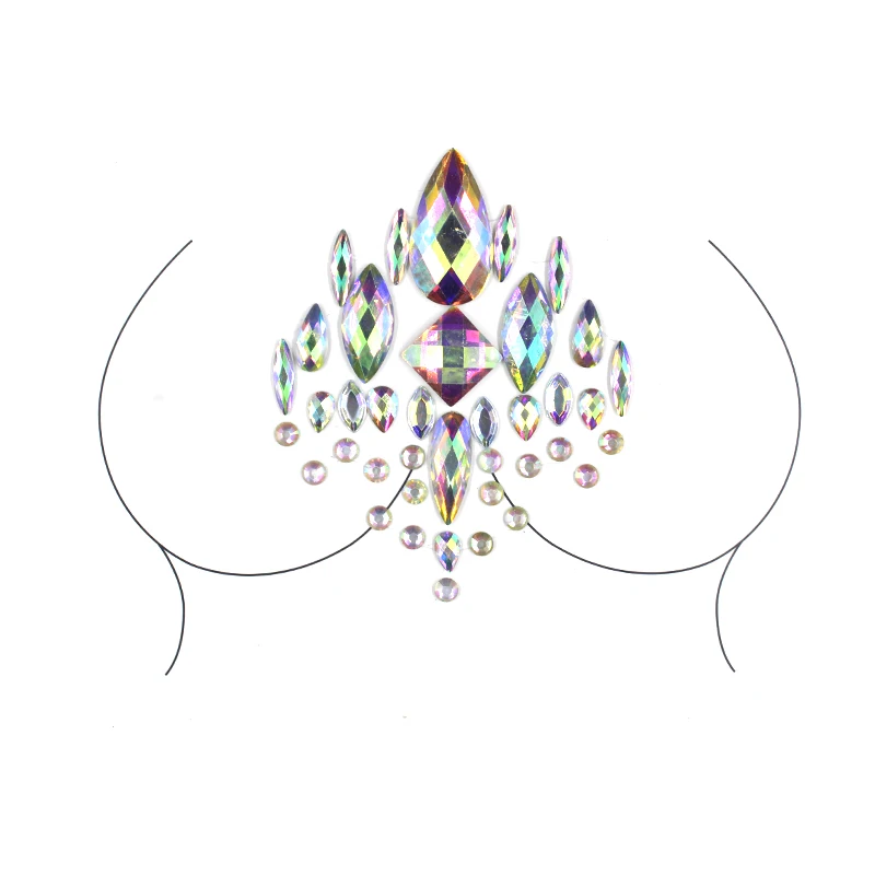 

body jewels Crystal Tattoos Gems Jewels Adhesive Sticker Glitter Handpicked Festival Party