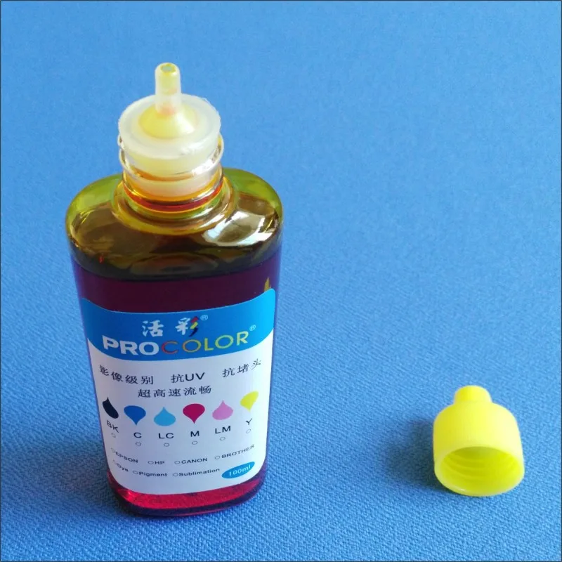 

WELCOLOR PGI 570 Pigment ink CLI 571 Dye ink refill kit for Canon PIXMA TS5050 TS5051 TS5052 TS5053 TS5055 CISS inkjet printer