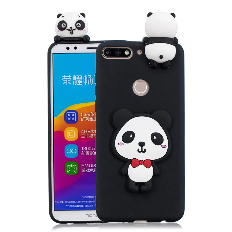 N Y7 чехол для Coque huawei Y7 чехол s для huawei Y7 Prime чехол мультяшная 3D кукла игрушка Мягкий силиконовый чехол для телефона для женщин - Цвет: N