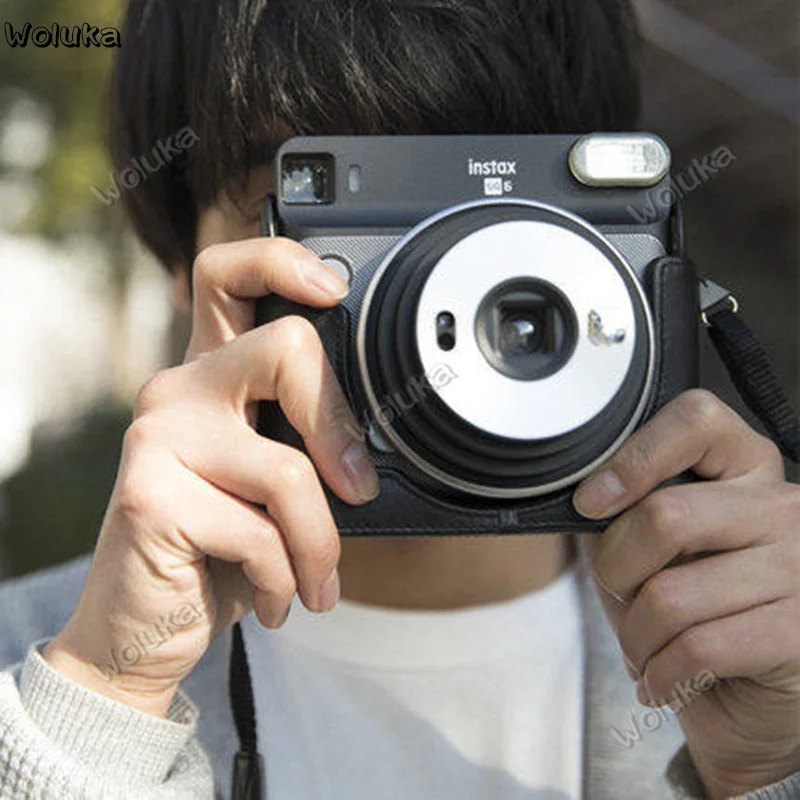 Instax квадратная SQ6 фотокамера моментальной печати один набор изображений Румяна золото/графит серый/Жемчуг белый цвета CD50 T03