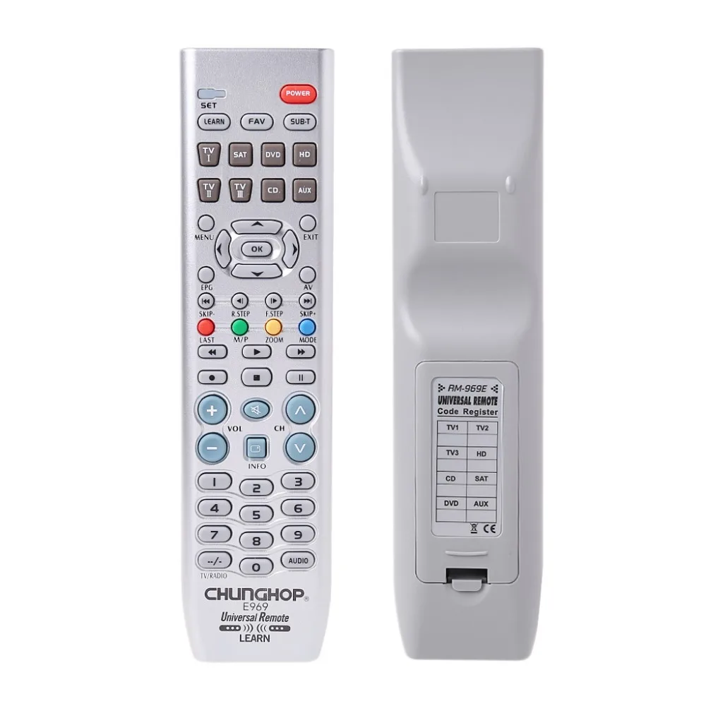 8В1 умный универсальный пульт дистанционного управления для ТВ VDO DVD CD AUD SAT|universal