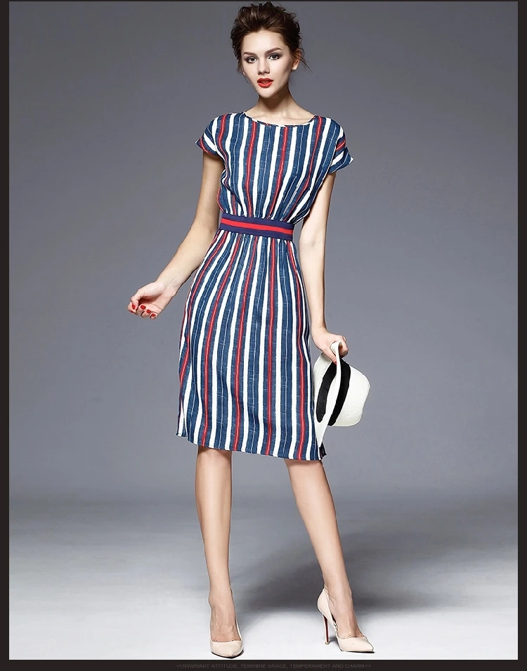 Женское платье в винтажном стиле модное летнее до колена 2019 | Женская одежда