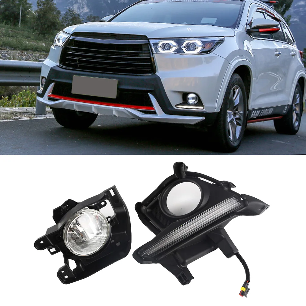 NOVSIGHT авто LED DRL дневные ходовые огни для вождения противотуманная фара белый