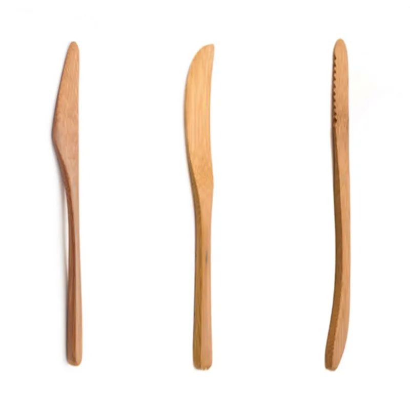 

3pcs/set Bamboo Spatula Butter Jam Wooden Western Food Cutter Knife Set Baking Tools Kitchen Accessories
