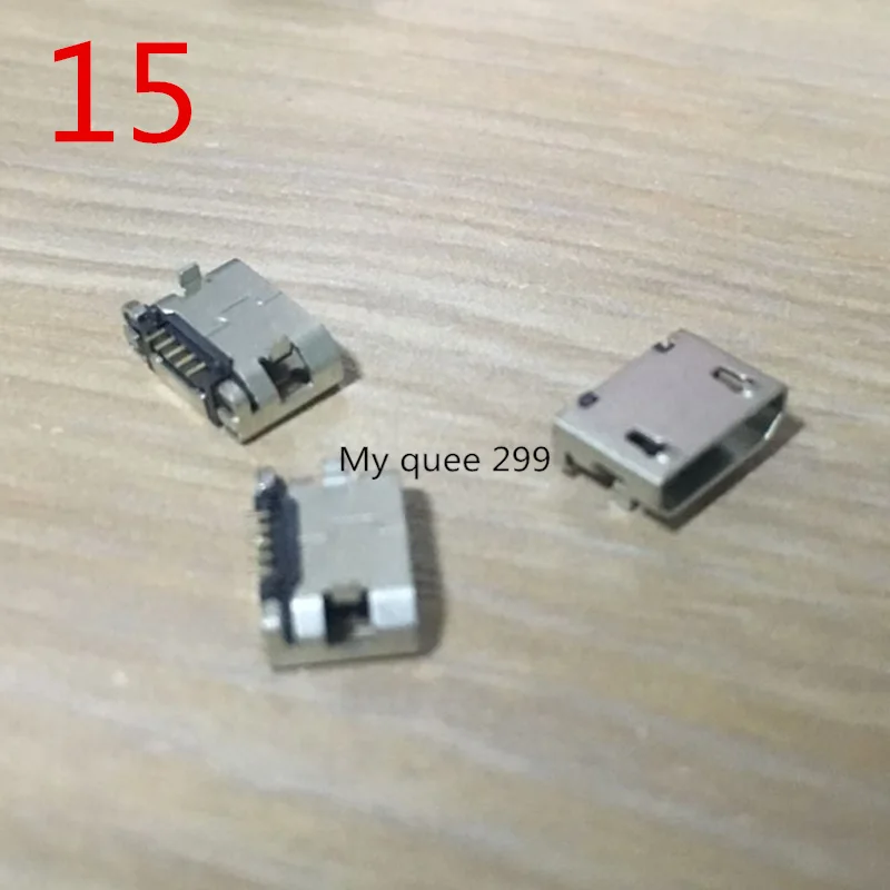 15 10PCS 24 models Micro usb connector Very common charging port for Lenovo Huawei ZTE Huawei and other brand mobile,tablet GPS - Color: 15 10PCS