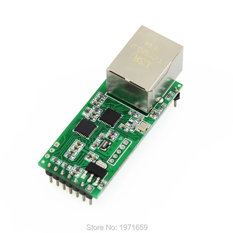 

UART RS232 Serial to Ethernet TCP IP Modules with RJ45 Port Support DHCP DNS LAN used in industrial data transmission automation