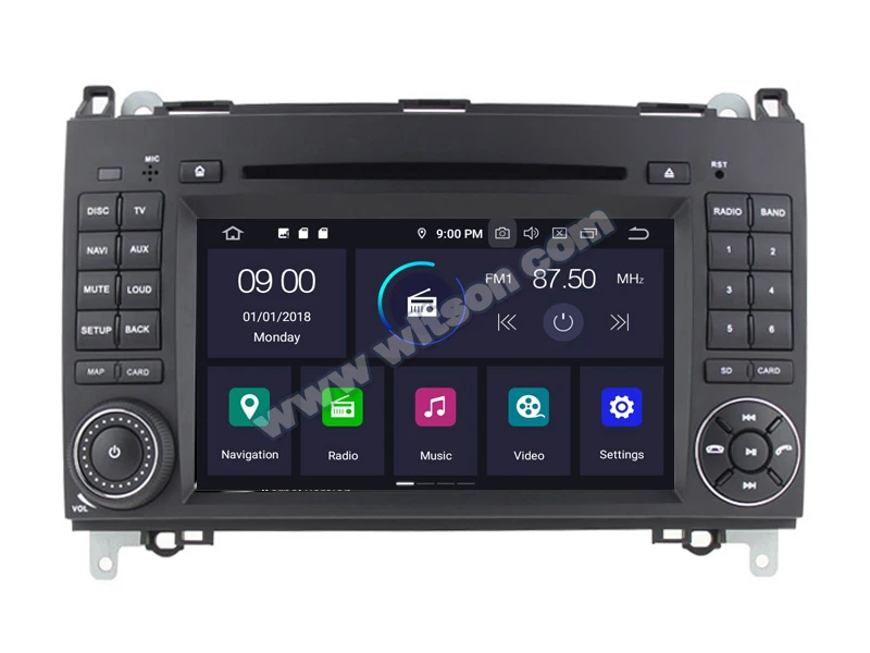 WITSON Android 10 0 автомобильный DVD плеер GPS для MERCEDES BENZ A/B класс аудио система с gps dvd