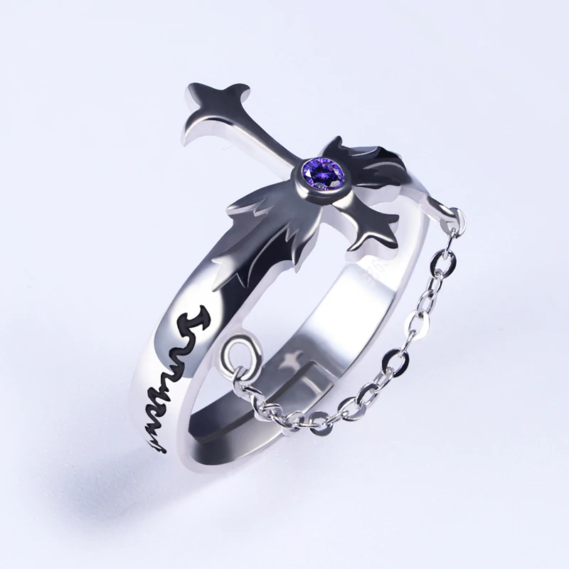 Серебро 925 пробы FGO Fate Grand Order Black Alter Ring Повседневный подарок Cos регулируемый костюм