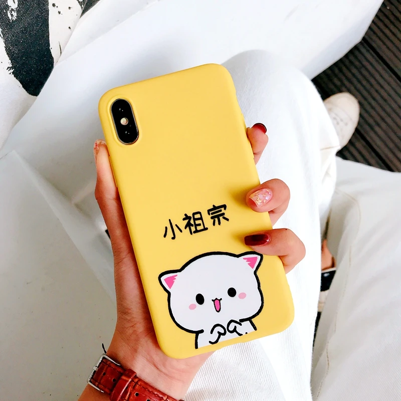 Для huawei Nova 3 чехол для телефона Супер милый мультфильм кошка любовники конфеты