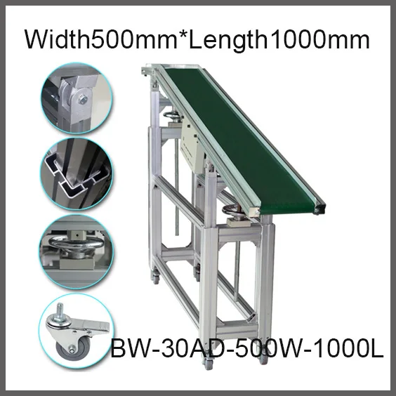 Поставка с фабрики наклонный ленточный транспортер регулируемый транспортный