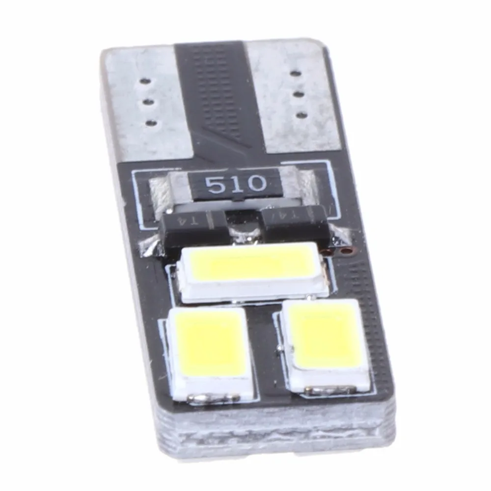 10 x T10 5630 6SMD W5W Автомобильный светодиодный CANBUS без ошибок светильник лампа