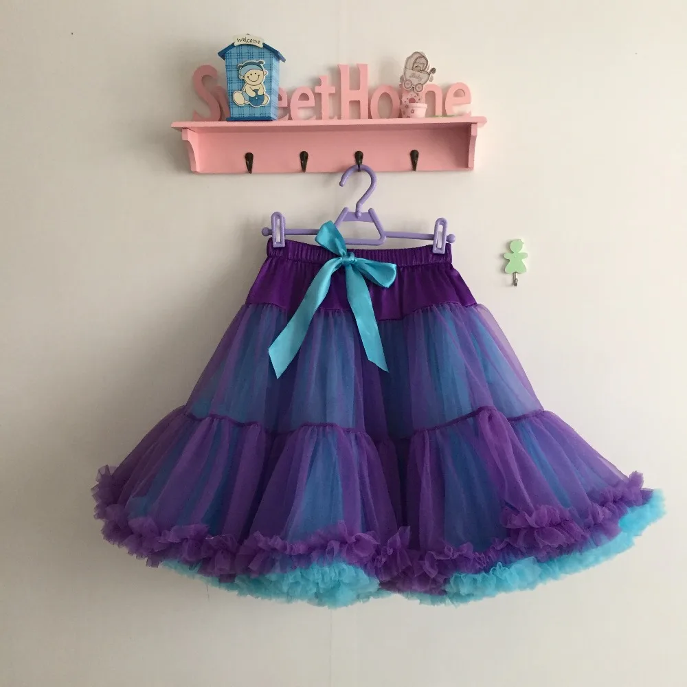 Детская многослойная юбка-пачка для девочек шикарная танцевальная одежда балета