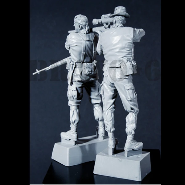 Снайперская команда армии США 1/35 набор из смолы для Вьетнама военные предметы GK