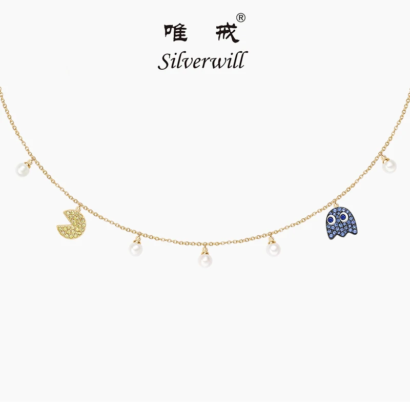 Silverwill новинка Настоящее серебро 925 пробы прекрасный Pac Мужская короткая цепочка