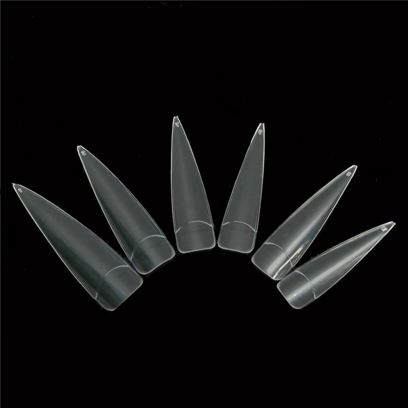 10 фотоблесток для салона сделай сам акриловые супердлинные острые концевые