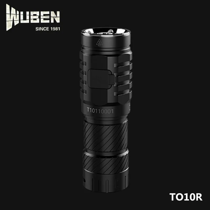 Wuben TO10R высокая CRI Плавная затемнение факел свет кабель зараядки USB Магнитный 16340