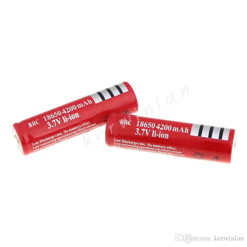 4 шт./лот новая версия 18650 4200mah литий-ионная аккумуляторная батарея для светодиодный фонарик