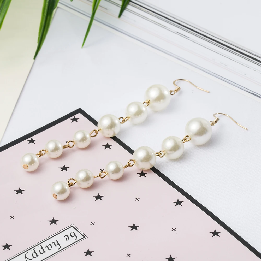 Женские серьги с подвеской в виде планшетов|long pearl earrings|earrings longexaggerated earrings |