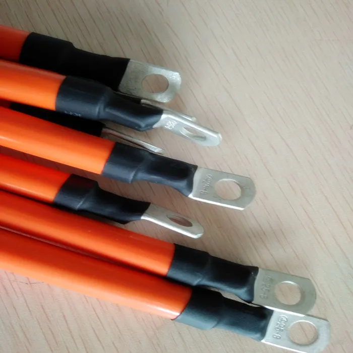 4pcs Quality Pure Copper Battery Connection Cable 35cm Length 25mm2 Fast Terminals Cables | Электроника