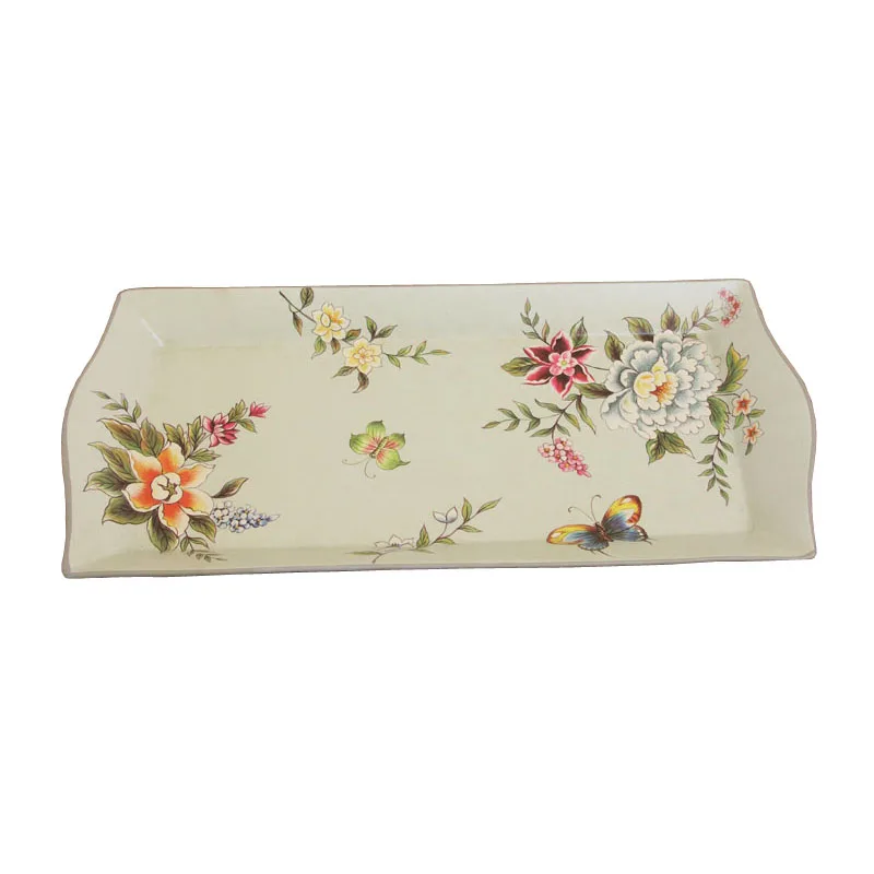 

desktop receive dish contracted American new Chinese style restoring ancient ways small fruit dish of rectangular tray