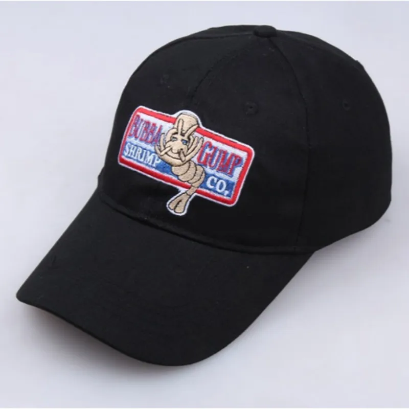 Вышивка BUBBA GUMP креветки CO. Бейсболка для мужчин и женщин регулируемая хлопковая