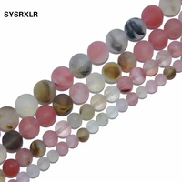 wholesale dull polish scrub watermelon crystal glass beads for jewelry making diy bracelet necklace 681012 mm strand 15