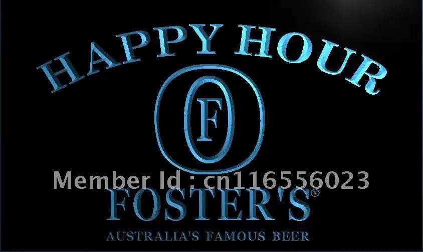 

LA604-светодиодная неоновая световая Вывеска «Happy Hour» для украшения дома
