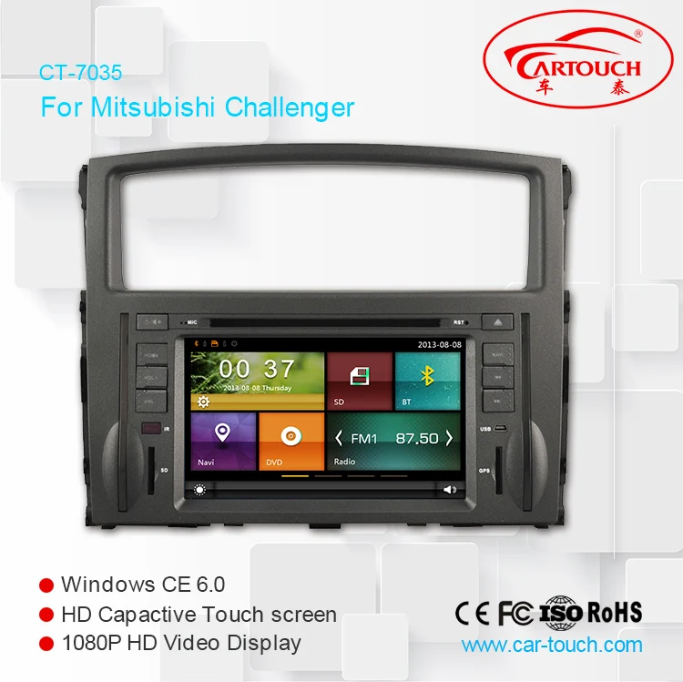 Cartouch (R) 7 &quotавтомобильный DVD GPS Радио для Mitsubishi Pajero 2006 2007 2008 2009 2010 2011 800x480 поддержка