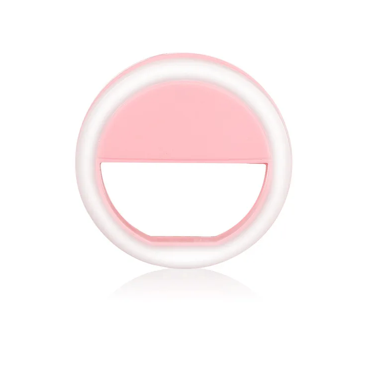 Selfie Portable Flash Led Camera Phone re-lighting Bright selfie light USB charging round live Photo Lights | Электроника