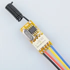 315 МГц 433 МГц мини-контактный Радиочастотный пульт дистанционного управления, нормально открытый закрытый беспроводной переключатель, приемник NO COM NC, обучающий код