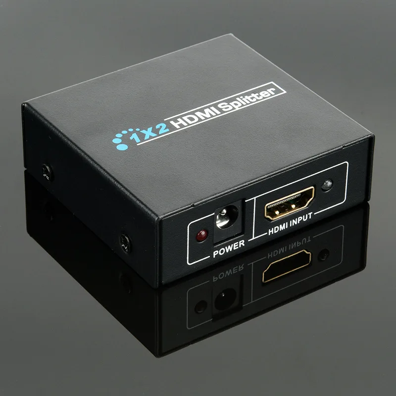 HDMI Разделение тер Full HD 1080 P видео коммутатор 1X2 1 в 2 усилитель двойной Дисплей для