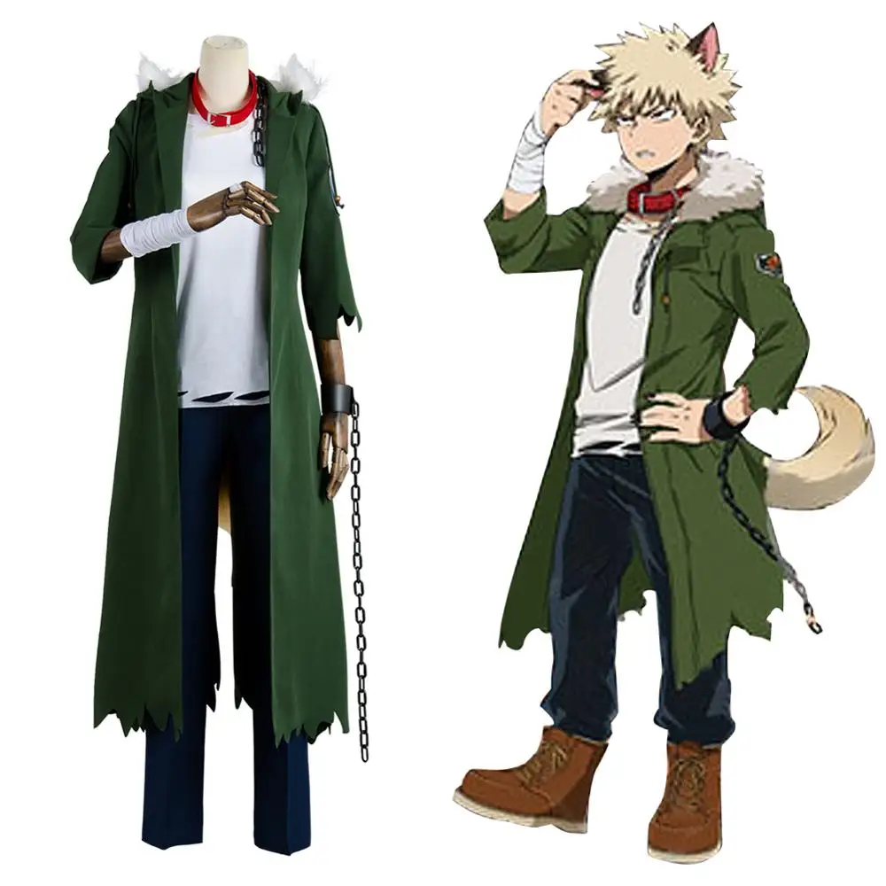 Костюм для косплея моя геройская Академия Boku Bakugou карнавальный костюм на