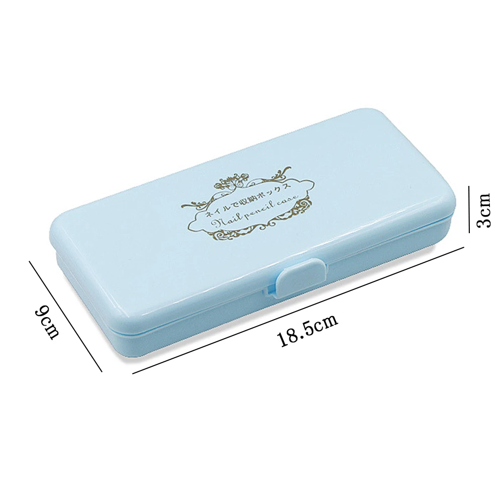 Коробка для хранения ногтей длинных пилок/кистей/толкателей/ножничных