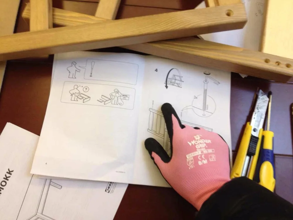 Перчатки женские нейлоновые с нитриловым покрытием 2 пары | Безопасность и защита